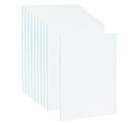 10pz Saldatura Casco Esterno Copertura Lente 5.24"x4.49"x0.03",Trasparente