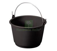 10PZ SECCHIO IN PLASTICA GRADUATO LT. 18 COL. NERO: