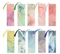 10pz Segnalibro Legami con Nappa di Carta, Personalizzato - Adatto per Amanti Dei Libri, Insegnanti, Amici, Regali di Laurea