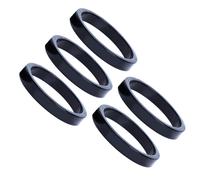 10Pz Spacers Bici in Alluminio Neri Resistenti E Leggeri Per Manubrio