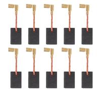 10pz Spazzole di Carbone per Motore Elettrico, Spazzole di Ricambio Resistenti in Rame e Grafite Compatibili con Smerigliatrice Angolare 9560CV 9561CV 9563CV 9564CV 9565CV 9566CV