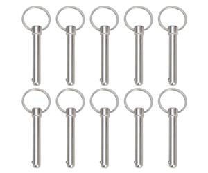 10Pz Spilli Di Sicurezza In Acciaio Al Carbonio 8x60Mm Con Testa A Palla