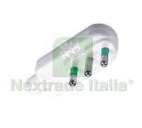 10PZ SPINA A SQUADRA PIATTA 2 POLI + TERRA BIANCA BIANCA 16A 80040: