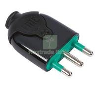 10PZ SPINA MOBILE FME NERO 2P+T 16A: