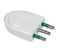 10PZ SPINA MOBILE GARANTI BIANCO 2P+T 16A