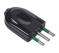 10PZ SPINA MOBILE GARANTI NERO 2P+T 10A