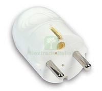 10PZ SPINA MOBILE SCHUKO GARANTI BIANCO 2P+T 16A: