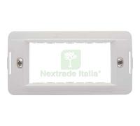 10PZ SUPPORTO FRUTTI AQUA MARLANVIL PC BIANCO POSTI 4: