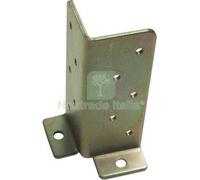 10PZ SUPPORTO GAZEBO QUADRO REGISTRABILE 951 ZINCATO GIALLO S.MM 4,0 MM 60X60X1: