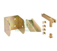 10PZ SUPPORTO INTERNO"U"ACCIAIO TROPICALIZZATO ART. 758 MM. 80: