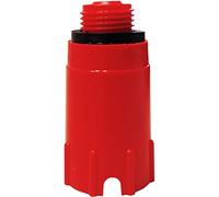 10pz Tappi prova impianto PP maschio 1/2 con O-ring colore colore rosso per collaudo impianti idraulici