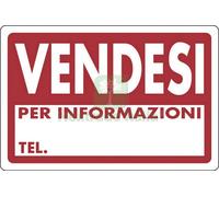 10PZ TARGA SEGNALETICA VENDESI: