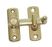 10PZ TAVELLINO A SCATTO OTTONE LUCIDO MM 16X50 H.MM 19 + INCONTRO MM 16X50 I.MM 15