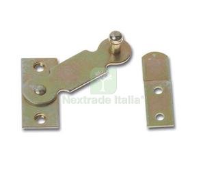 10PZ TAVELLINO SEMPLICE ZINCATO + INCONTRO MM 50:
