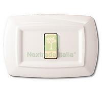 10PZ TONDO' PLACCA MOD.MAGIC TERMOPLASTICA A 1 POSTO COLORE BIANCA: