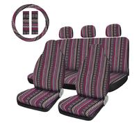 10pz Universale Viola Sedile Coperture Sella Coperta Sedile Copertura