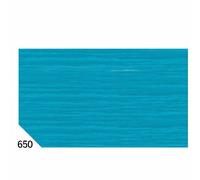 10Rt Carta Crespa Turchese 650 (50X250Cm) Gr.60 Sadoch