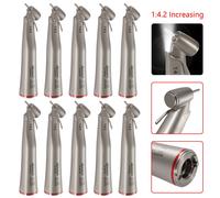 10SANDENT Dental 45° Contrangolo Fibra Ottica 1:4.2 Manipolo Crescente Esterno