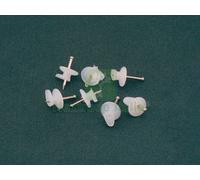 10SCATOLE SC GANCI IN NYLON A PARETE A 1 PUNTA (PZ.20):