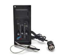 10Set 3 Bande EQ Equalizzatore Preamplificatore Amplificatore Chitarra Acustica Destra Pickup Per Chitarra Con Uscita Da 6,5 MM Parte Per Chitarra Nera(505R)