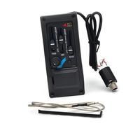 10Set 3 Bande EQ Equalizzatore Preamplificatore Amplificatore Chitarra Acustica Destra Pickup Per Chitarra Con Uscita Da 6,5 MM Parte Per Chitarra Nera Pezzi di ricambio per pickup per chitarra acus