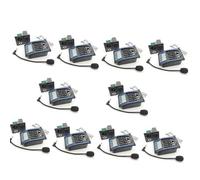 10Set 5 Bande Chitarra Acustica Pickup Chitarra EQ Preamplificatore Con Microfono Equalizzatore Piezo Pickup Accordatore LCD Parti Di Chitarra Pezzi di ricambio per pickup per chitarra acustica