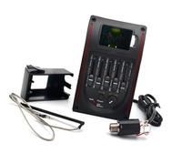 10Set 5 Bande Chitarra Piezo Pickup Accordatore EQ Preamplificatore Chitarra Acustica Preamplificatore EQ Equalizzatore