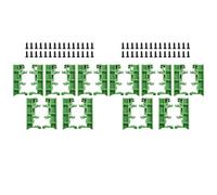 10set DRG01 Staffe di Montaggio PCB con Viti per Adattatore Guida DIN 35 Plastic