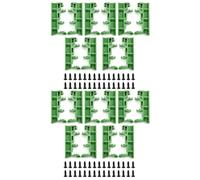 10set DRG01 Staffe di Montaggio PCB con Viti per Adattatore Guida DIN 35 Plastic