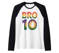 10th Birthday Boy Bro I'm 10 Year Old Kids 10th Bday Maglia con Maniche Raglan