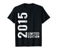 10th Birthday Gifts Boy Girl 10 Years Old Vintage 2015 Maglietta