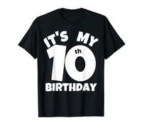 10th Birthday It's My 10th Birthday 10 Year Old Birthday Maglietta