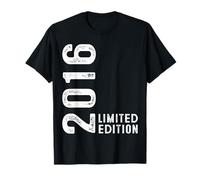 10th Birthday Men Boy Girl 10 Years Old Vintage 2016 Maglietta