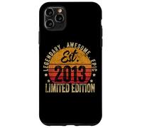 10th Birthday Vintage 10 Year Old Est 2013 Limited Edition Custodia per iPhone 11 Pro Max