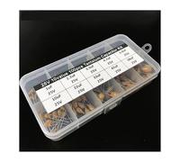 10values 100pcs 25V 1uF 2.2uF 3.3uF 4.7uF 6.8uF 10uF 22uF 33uF 47uF 68uF tantalum capacitor assorted kit with storage box MQXFCZUX