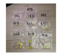 10Values*5pcs=50PCS Correction Capacitor Kit 100v 102/152/332/472/103/333/473/104/224/474/J 0.47/0.22/0.1UF 47/33/10/4.7/3.3NF Capacitance Meters