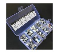 10values 90pcs solid capacitor assorted kit 2.5V/4V/6.3V/16V 100uF 270uF 330uF 470uF 560uF 680uF 1500uF with storage box ICXLPMC