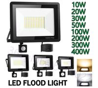 10W-200W LED Flutlichter PIR Motion Sensor Outdoor Garden Security Flood Light