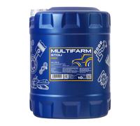 10W 30 Olio Motore Mannol Multifarm Stou 10 Litro SAE 10W30 Api CG 4 / Sf GL4 Di