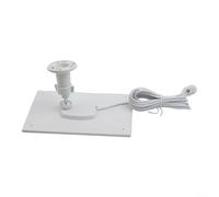 10W 5V Pannello Solare Caricatore per Pro 5S 4 3 IP65 Resistente alle intemperie Supporto Magnetico 360° Regolabile 3m Cavo Monocristallino (Bianco)