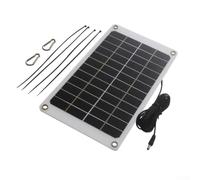 10W Monocrystalline Solar Panel 12V DC Lightweight | Monocrystalline silicon cell, 12V DC output, ultra-light 274g, compact 31x18cm size, per ideal for backpacking