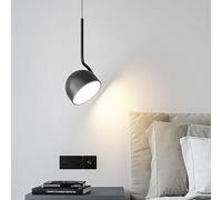10W Pendant Fixtures Iron Light Chandelier European Indoor Minimalist Single Head Lighting Decorat Hotel Villa Restaurant Home Decorative LED Hanging Lamp