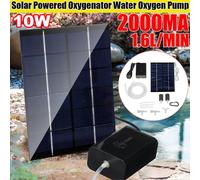 10W Stagno Solare da Giardino Pompa Acqua Aria Pietra Aeratore Ossigenatore