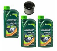 10W40 Motore Olio Set 3 Litro Olio HF138RC per Suzuki Lt-A Lta 400 Lt-F Ltf 500