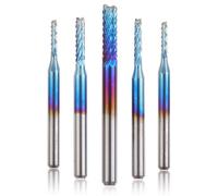 10x 0.8-3.175mm Mulino Incisione Cutter per Blu Rivestimento Macchina Engravi