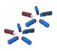 10x 1:200 Plastica Dipinta Modellini di Automobili Camion Treno Layout N Z (da 1