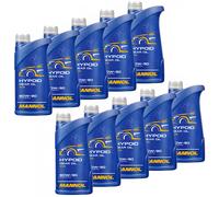 Mannol Olio per Ingranaggi 10x 1 Litro Cambio Api Gl 4 5 Ls 80W-90