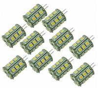 10X 12V AC / DC G4 Base 24 LED Per Luce Da Giardino Malibu / Intermatic