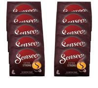10x 16 Senseo Pads Extra Strong Gusto Del Caffè Aromatico Con Sapore Pronunciato