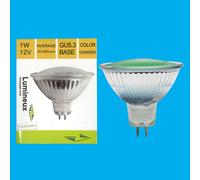 6x 1W Cambia Colore MR16 12V LED Spot Lampadine 15° Fascio GU5.3 [EEK: A]